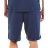imageNautica Mens Soft Knit Elastic Waistband Sleep Lounge ShortNavy