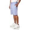 imageNautica Mens Soft Woven 100 Cotton Elastic Waistband Sleep Pajama ShortBlue Bone