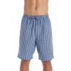 imageNautica Mens Soft Woven 100 Cotton Elastic Waistband Sleep Pajama ShortFrench Blue