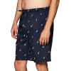 imageNautica Mens Soft Woven 100 Cotton Elastic Waistband Sleep Pajama ShortMaritime Navy