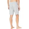 imageNautica Mens Soft Woven 100 Cotton Elastic Waistband Sleep Pajama ShortNeutral Grey