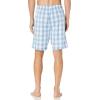 imageNautica Mens Soft Woven 100 Cotton Elastic Waistband Sleep Pajama ShortRiviera Blue