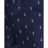 imageNautica Mens Soft Woven 100 Cotton Elastic Waistband Sleep Pajama ShortTrue Navy