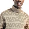 imageNautica Mens Sustainably Crafted Turtleneck SweaterTannin