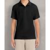 imageNautica Mens Uniform Short Sleeve Performance PoloBlack