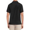 imageNautica Mens Uniform Short Sleeve Performance PoloBlack