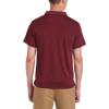 imageNautica Mens Uniform Short Sleeve Performance PoloBurgundy