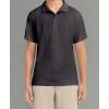 imageNautica Mens Uniform Short Sleeve Performance PoloCharcoal