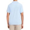 imageNautica Mens Uniform Short Sleeve Performance PoloLight Blue
