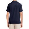 imageNautica Mens Uniform Short Sleeve Performance PoloNavy