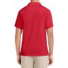 imageNautica Mens Uniform Short Sleeve Performance PoloRed