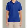 imageNautica Mens Uniform Short Sleeve Performance PoloRoyal Blue