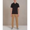 imageNautica Young Mens Uniform Short Sleeve Stretch Pique PoloBlack