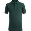 imageNautica Young Mens Uniform Short Sleeve Stretch Pique PoloHunter