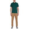 imageNautica Young Mens Uniform Short Sleeve Stretch Pique PoloHunter