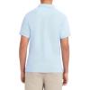 imageNautica Young Mens Uniform Short Sleeve Stretch Pique PoloLight Blue