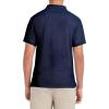 imageNautica Young Mens Uniform Short Sleeve Stretch Pique PoloNavy