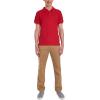 imageNautica Young Mens Uniform Short Sleeve Stretch Pique PoloRed