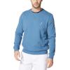 imageNautica mens Basic Crew Neck Fleece SweatshirtBlue Stern