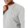 imageNautica mens Basic Crew Neck Fleece SweatshirtGrey Heather