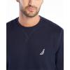imageNautica mens Basic Crew Neck Fleece SweatshirtNavy