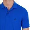 imageNautica mens Short Sleeve Stretch Solid Deck Polo ShirtBright Cobalt