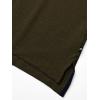 imageNautica mens Short Sleeve Stretch Solid Deck Polo ShirtCoastal Olive Heather