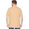 imageNautica mens Short Sleeve Stretch Solid Deck Polo ShirtDesert Camel Heather