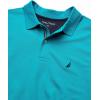 imageNautica mens Short Sleeve Stretch Solid Deck Polo ShirtGulf Coast Teal