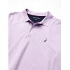 imageNautica mens Short Sleeve Stretch Solid Deck Polo ShirtLavendula