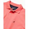 imageNautica mens Short Sleeve Stretch Solid Deck Polo ShirtParadise Pink