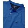 imageNautica mens Short Sleeve Stretch Solid Deck Polo ShirtSpinner Blue