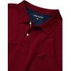 imageNautica mens Short Sleeve Stretch Solid Deck Polo ShirtZinfandel