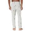 imageNautica mens Soft Woven 100 Cotton Elastic Waistband Sleep Pajama PantGrey Heather
