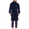 imageNautica tweed plush hooded robeNavy