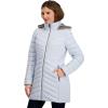imageNautica womens Stretch Puffer Jacket Wind ampamp Waterresistant Winter Coat Faux Fur Lined HoodBlue