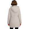 imageNautica womens Stretch Puffer Jacket Wind ampamp Waterresistant Winter Coat Faux Fur Lined HoodLimestone