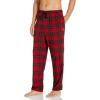 imageNautica Mens Cozy Fleece Knit Sleep PantsTartan Plaid