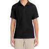 imageNautica Mens Uniform Short Sleeve Performance PoloBlack