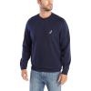 imageNautica mens Basic Crew Neck Fleece SweatshirtNavy