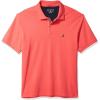 imageNautica mens Short Sleeve Stretch Solid Deck Polo ShirtParadise Pink