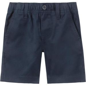 imageNautica Boys School Uniform Flat Front Twill ShortNavyPullon