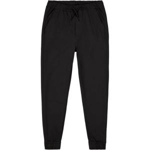imageNautica Boys School Uniform Jogger Pants Elastic Waistband with Drawstring Closure Stretch Twill FabricBlack