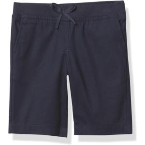 imageNautica Girls School Uniform Bermuda Shorts Pullon Fit Stretchy Material Functional PocketsNavy Pullon