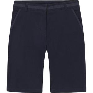 imageNautica Girls School Uniform Bermuda Shorts Pullon Fit Stretchy Material Functional PocketsNavy Twill
