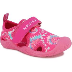 imageNautica Kids Protective Water ShoeClosedToe Sport Sandal Boy  Girl Big KidLittle KidToddlerPink Tie Dye
