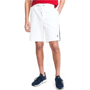 imageNautica Mens 9quot Cotton Terry ShortBright White