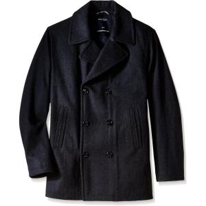 imageNautica Mens Big Wool Peacoat  SizesPool Grey