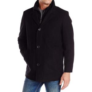 imageNautica Mens Big Wool Peacoat  SizesVintage Black