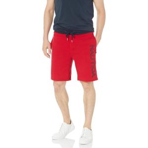 imageNautica Mens Fleece Knit Logo ShortsNautica Red